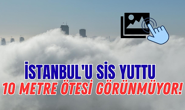 İstanbul beyaz örtüye teslim! Gökdelenler bir anda kayboldu