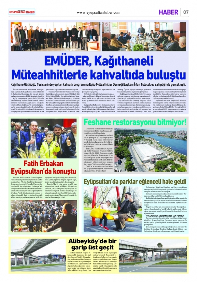 Eyüpsultan Haber Gazetesi yeni sayısı çıktı