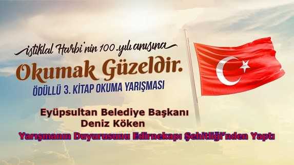 Okumak Güzeldir kitap okuma yarışması başlıyor | Eyüpsultan Haber