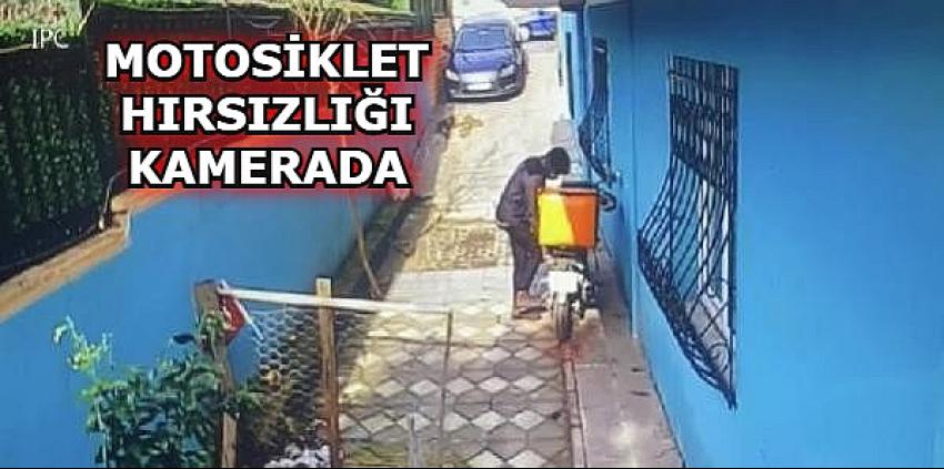 Apartmanın önünde duran motosikleti çaldılar | Eyüpsultan Haber