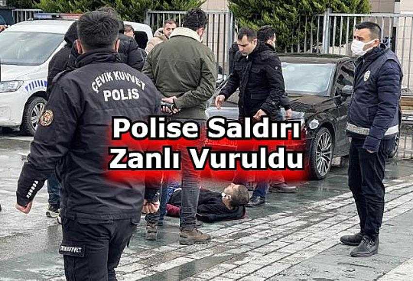 İstanbul'da polise bıçakla saldırı; zanlı bacağından vurularak yakalandı | Eyüpsultan Haber