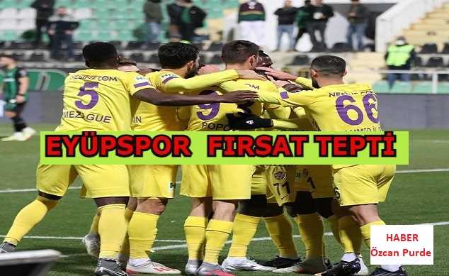 EYÜPSPOR DENİZLİSPOR KARŞISINDA FIRSAT TEPTİ - Eyüpsultan Haber