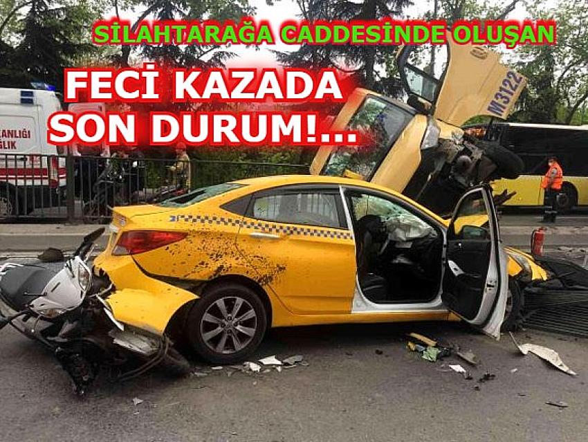 Silahtarağa Caddesinde Yolcu minibüsü kazasında son durum | Eyüpsultan Haber