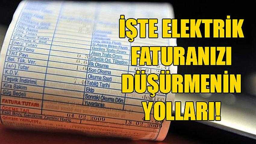 Elektrik faturasını düşürmenin yolu! Hangi eşya ne kadar elektrik tüketiyor?-Eyüpsultan Haber