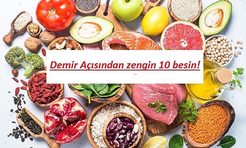 Etten daha fazla demir açısından zengin 10 besin | Eyüpsultan Haber