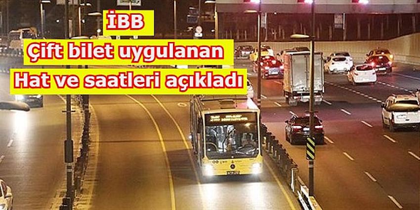 İstanbul'da toplu taşıma araçlarında gece seferlerinde çift bilet uygulanıyor | Eyüpsultan Haber