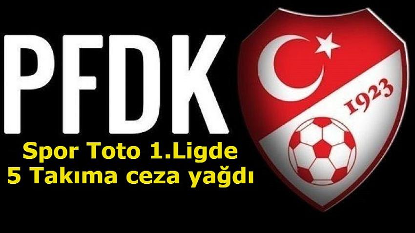 Profesyonel Futbol Disiplin Kurulu 5 Takıma ceza yağdırdı