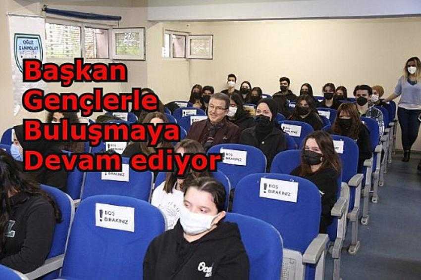 Deniz Köken Oğuz Canpolat Anadolu Lisesi'nde gençlerle buluştu |Eyüpsultan Haber
