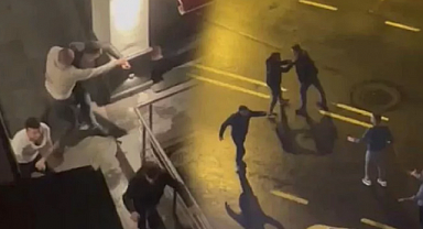 Göktürk'de bar kavgası, kadehler havada uçuştu