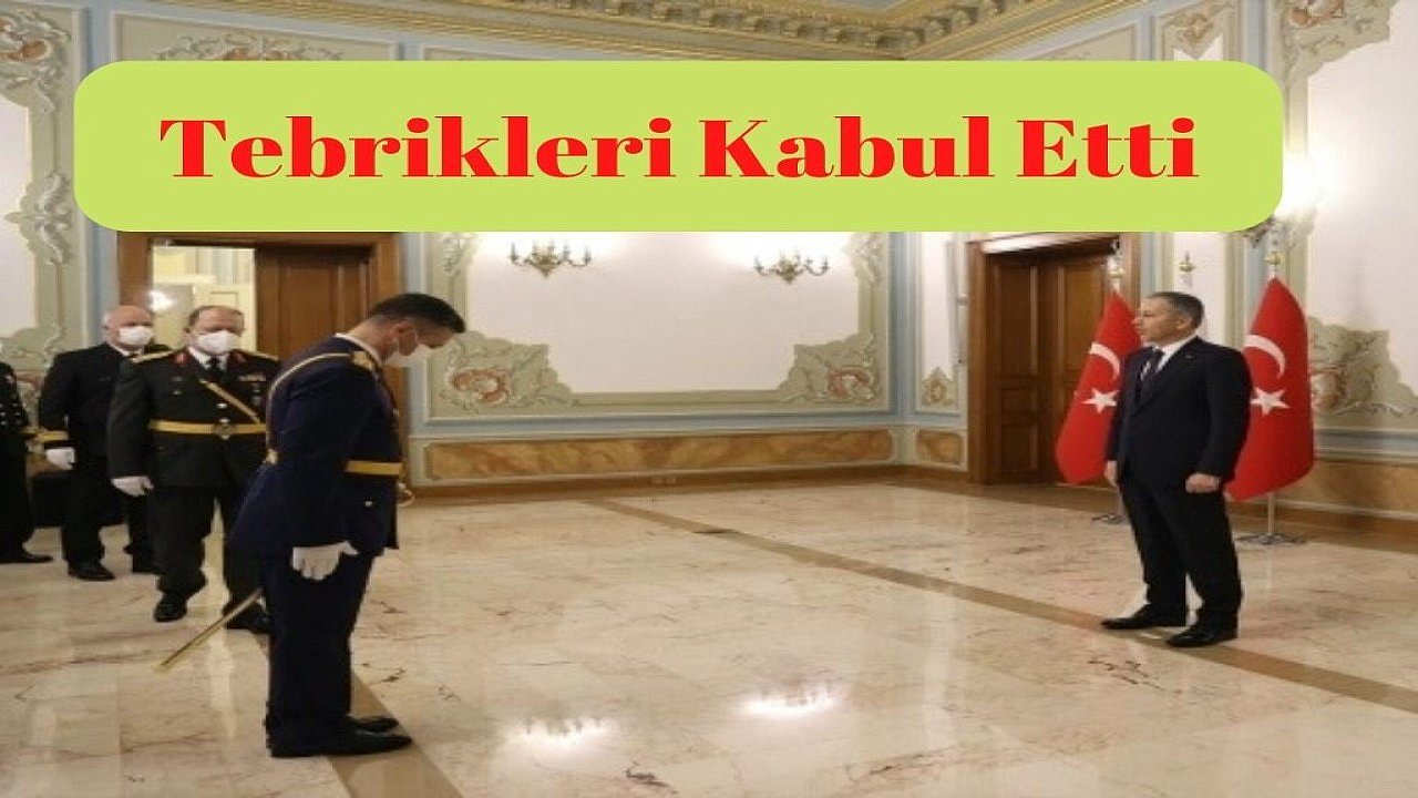 Vali Ali Yerlikaya tebrikleri kabul etti