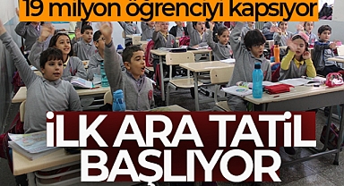 İlk ara tatil başlıyor