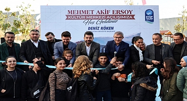 Mehmet Akif Ersoy Kültür Merkezi açıldı