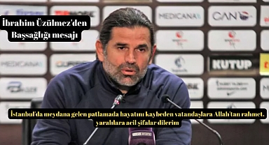 Teknik Direktör İbrahim Üzülmez açıklama yaptı