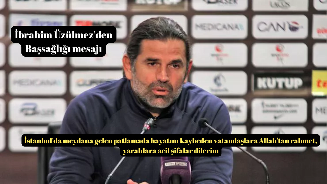 Teknik Direktör İbrahim Üzülmez açıklama yaptı