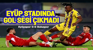 Eyüpspor'a Bolubeyi freni, Boluspor liderin serisine son verdi