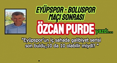 EYÜPSPOR EVİNDE İLK KEZ GOLSÜZ, BOLUSPOR'A DİŞ GEÇİREMEDİ 