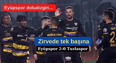 Eyüpspor silindir gibi, Tuzlaspor’u rahat geçti 