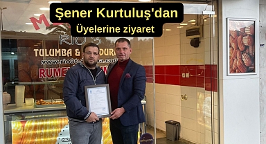 Şener Kurtuluş Oda üyelerini ziyaret etmeye devam ediyor