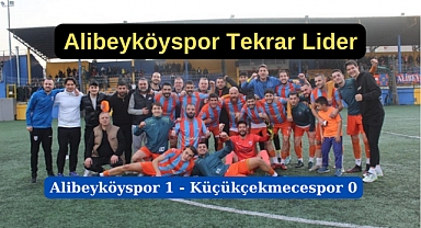 Alibeyköyspor, Küçükçekmecespor’u yendi liderliği geri aldı