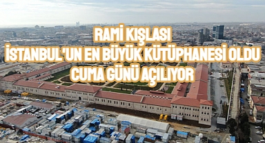 Cumhurbaşkanı Erdoğan, Rami Kütüphanesinin açılışına katılıyor