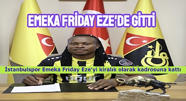 Emeka Eze sezon sonuna kadar İstanbulspor’da