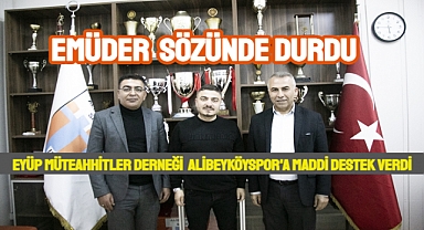 Eyüp Müteahhitler Derneğinden Alibeyköyspor’a destek