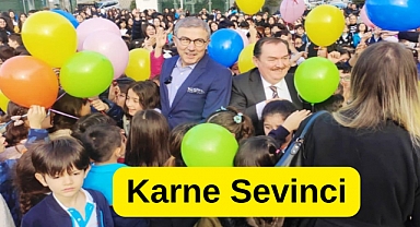 Eyüpsultan’da öğrenciler karnelerini aldı