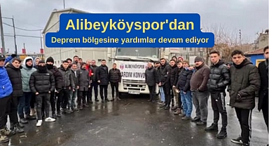 Alibeyköyspor depremzedeler için 100 bin lira topladı. 