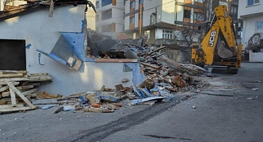 Eyüpsultan’da riskli yapılar yıkıldı