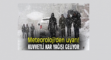 Meteoroloji'den İstanbul için kar uyarısı geldi