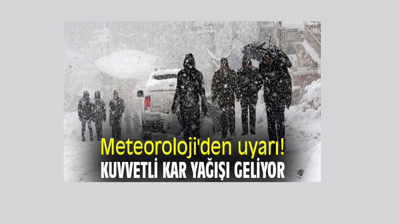 Meteoroloji'den İstanbul için kar uyarısı geldi