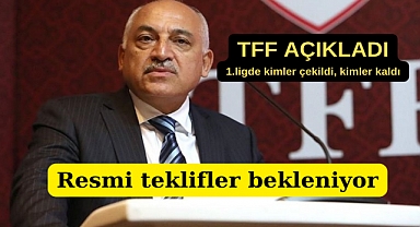 TFF 1.Lig için kararını verdi, Resmi başvurular bekleniyor