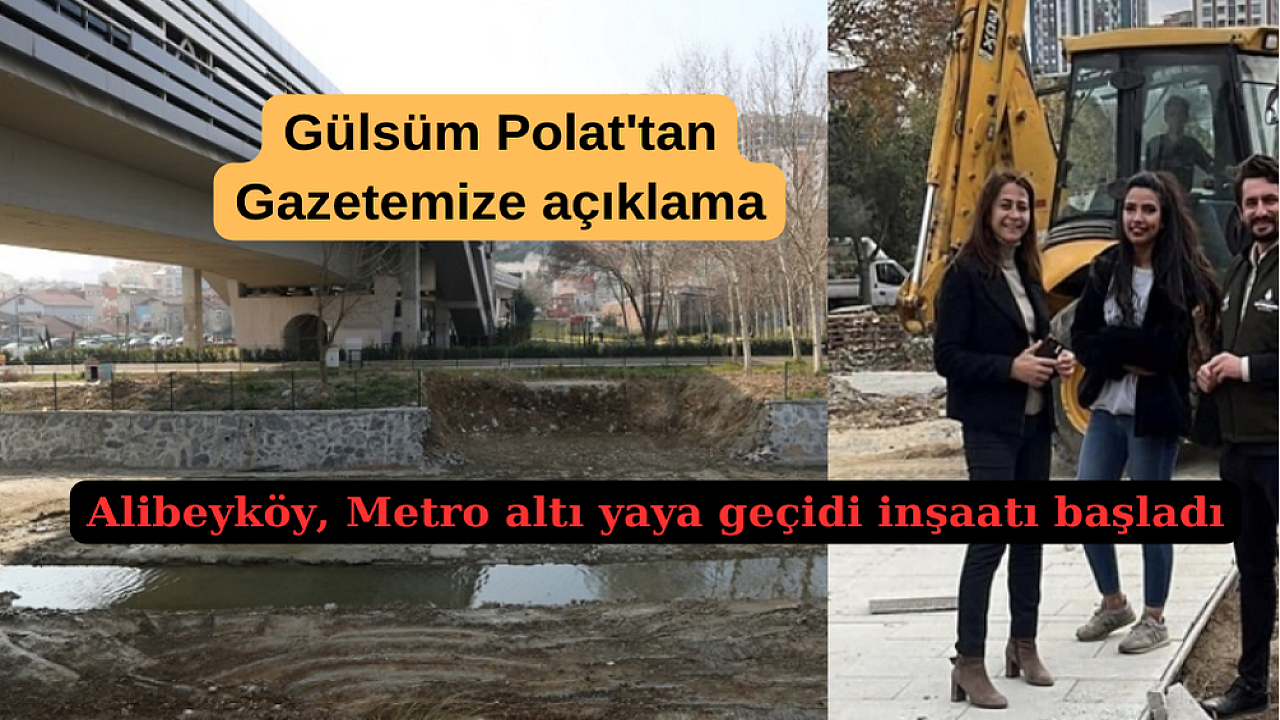 Alibeyköy deresi üzerine yaya köprüsü talebi İBB tarafından çözüme kavuşturuluyor.