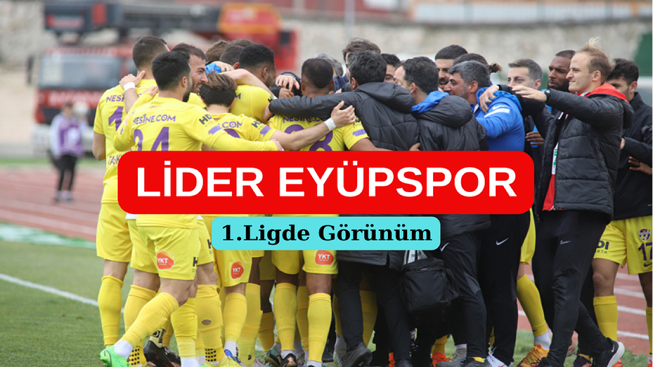 Lider Eyüpspor, Spor Toto 1. Lig'de puan durumu