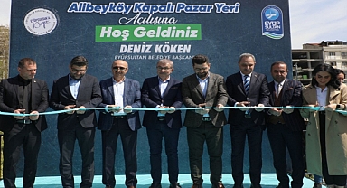 Alibeyköy Kapalı Pazar Yeri açıldı