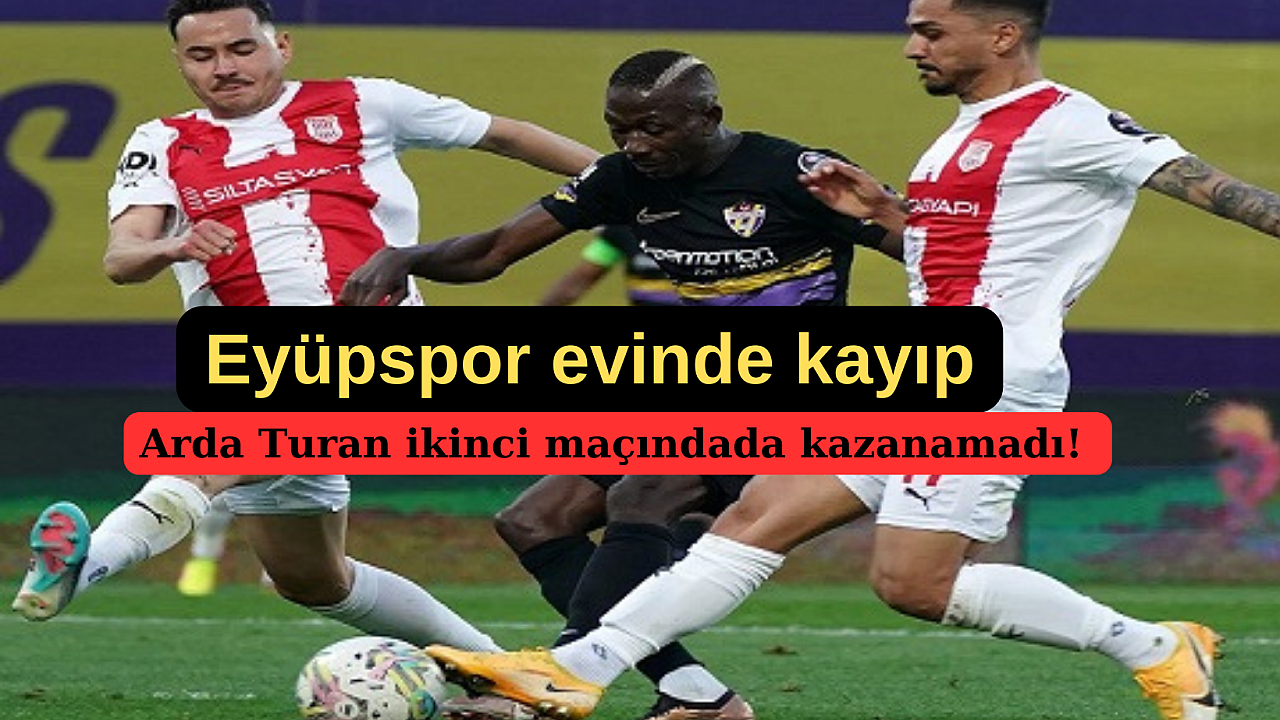 Arda Turan ile evinde ilk maçına çıkan Eyüpspor Pendikspor ile yenişemiyerek puan kayıplarına devam etti.