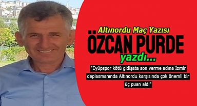 EYÜPSPOR İZMİR'DE ZORLANSADA GALİP GELDİ, KRİTİK MAÇTA ALTINORDU'YU 2-1 YENDİ 3 PUANI KAPTI.