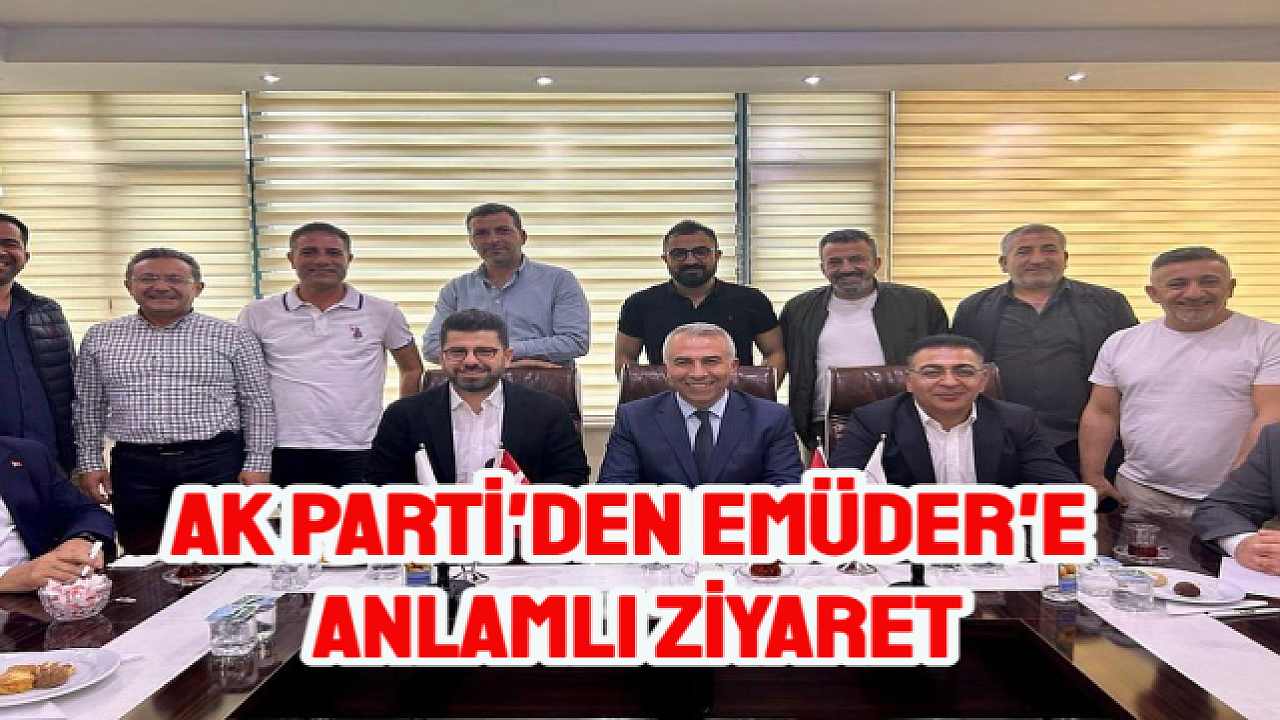 Ak Parti Eyüpsultan İlçe Başkanlığı Eyüp Müteahhitler Derneği (EMÜDER)’i ziyaret etti.