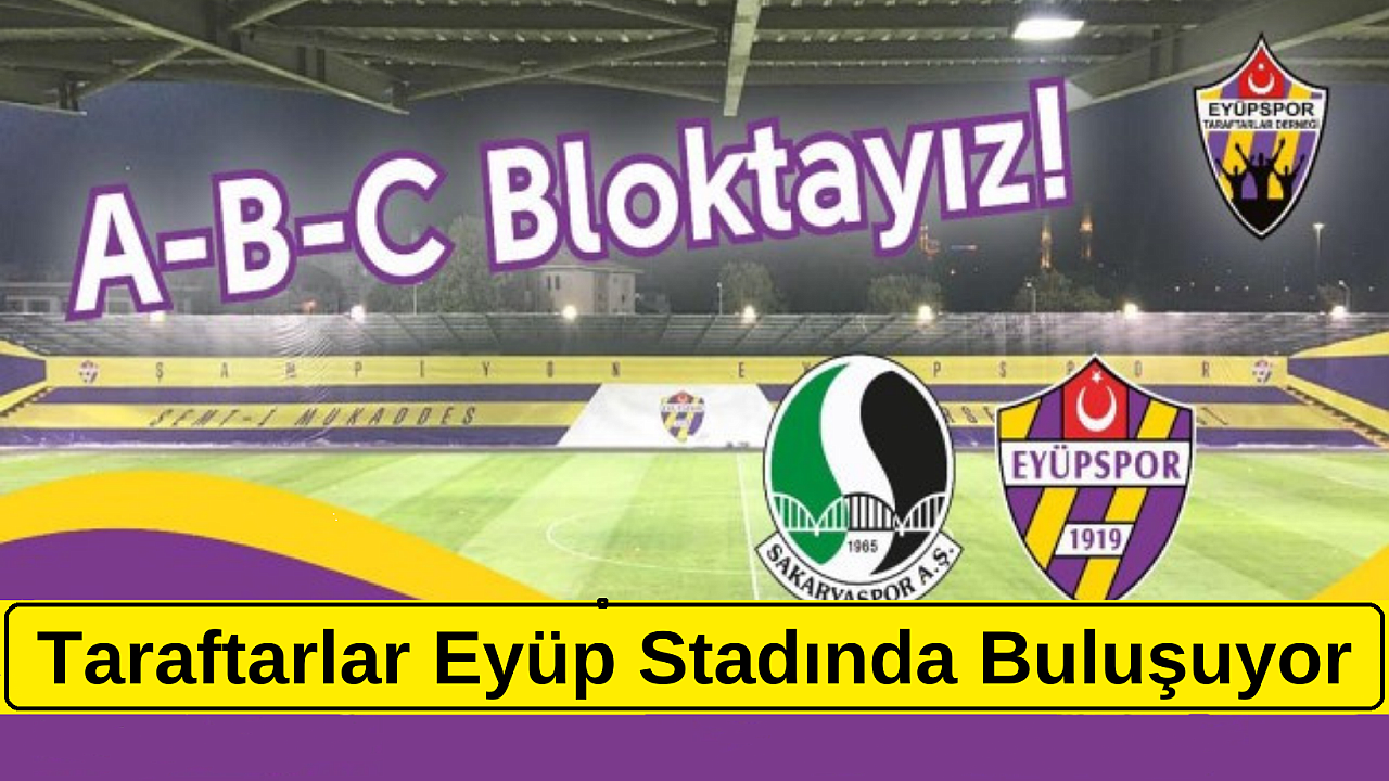 Eyüpspor Taraftarları Sakaryaspor maçını dev ekranda izleyecekler