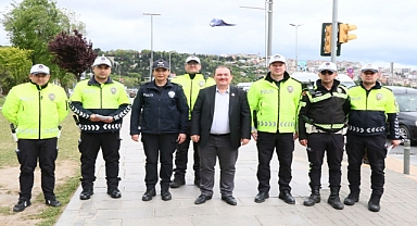  İhsan Kara, Trafik Haftasi Dolayısıyla Gerçekleştirilen Uygulamaya Katıldı