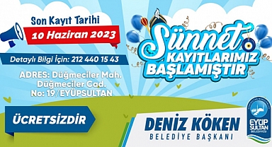 Ücretsiz sünnet kayıtları başladı