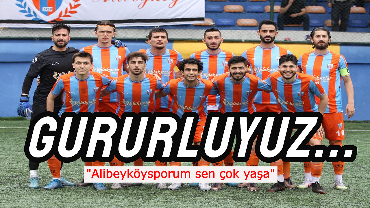Alibeyköyspor ligin son maçına çıktı