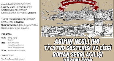 Asımın Nesli İmam Hatip Ortaokulu Çizgi Roman Sergisi ve Tiyatro Gösterisi Düzenliyor