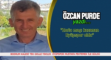 BODRUM KALESİ TEK GOLLE YIKILDI EYÜPSPOR MUSTAFA PEKTEMEK İLE GÜLDÜ