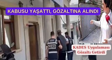 Eyüpsultan'da barikat kuran kadını tehdit eden şüpheli yakalandı