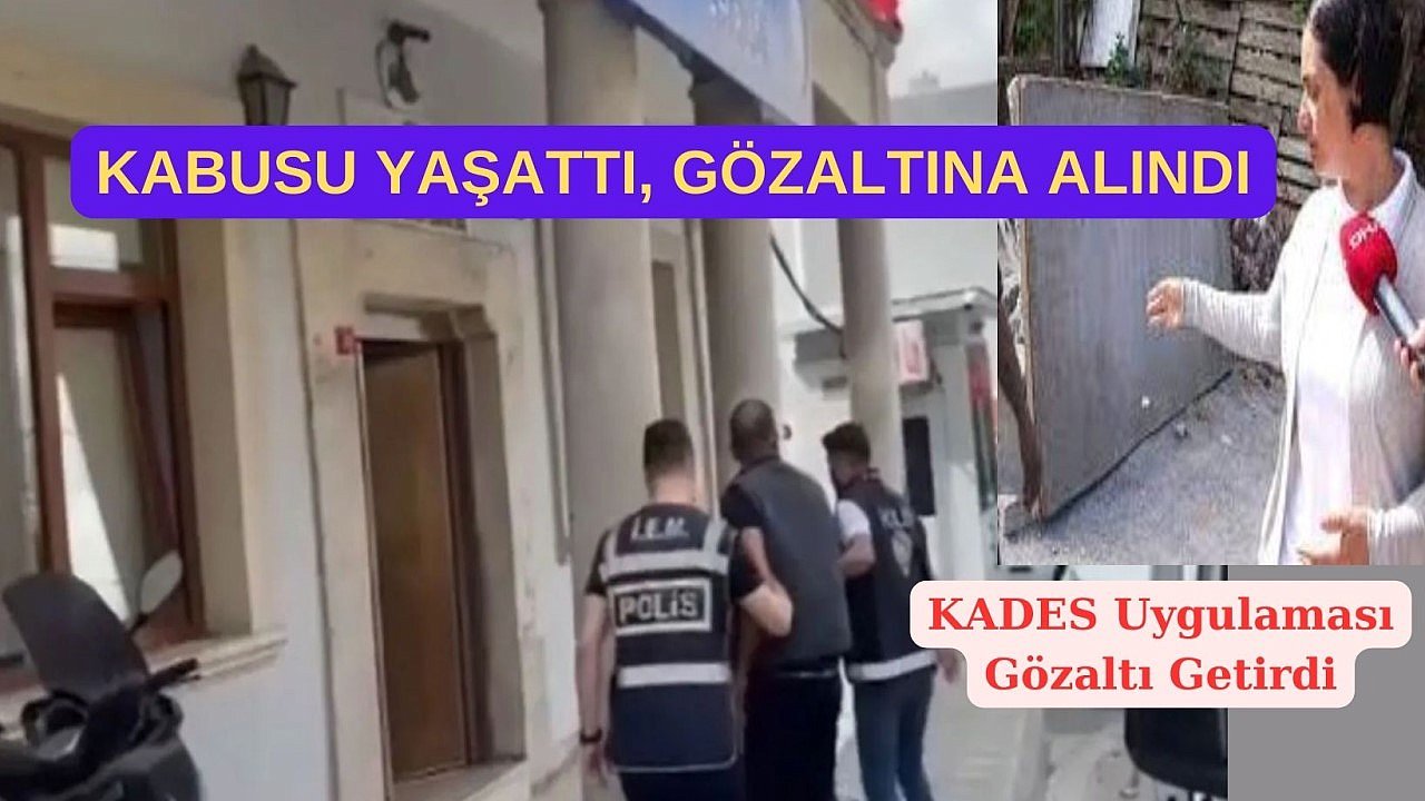 Eyüpsultan'da barikat kuran kadını tehdit eden şüpheli yakalandı