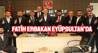 Fatih Erbakan, Eyüpsultan'a Teşekkür Ziyaretine Geldi