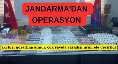 Jandarma’dan Eyüpsultan'da Kaçak Sigara Operasyonu