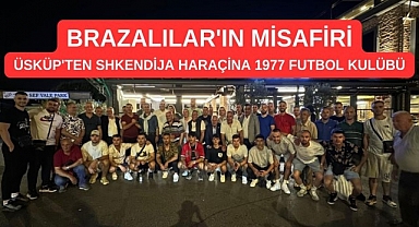 Üsküp Brezalılar Derneği, Shkendija Haraçina 1977 Futbol kulübünü misafir etti