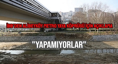 Alibeyköy Metro Yanına yapılması planlanan yaya köprüsü projesi durdu. 
